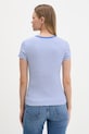 Tommy Jeans basic tričko dámské bavlněné s elastanem 2-pack námořnická modř DW0DW21430