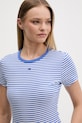 Tommy Jeans basic tričko dámské bavlněné s elastanem 2-pack DW0DW21430