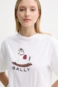 Bally tricou din bumbac alb WJE07O