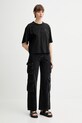 G-Star tricou din bumbac D26134.336 negru SS25