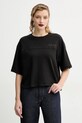 G-Star tricou din bumbac uni negru D26419.C812