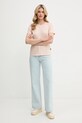 G-Star Raw pamut póló D24499.B059 bézs AW25