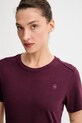 Бавовняна футболка G-Star Raw бордо D26062.336
