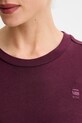 Бавовняна футболка G-Star Raw D26062.336 бордо