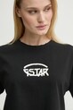 Βαμβακερό μπλουζάκι G-Star μαύρο D26239.C336