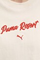 Bavlněné tričko Puma 629776 béžová