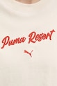 Bavlněné tričko Puma 629776 béžová