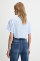 Tommy Jeans t-shirt bawełniany DW0DW20321 niebieski SS25