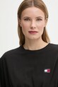 Îmbrăcăminte Tommy Jeans tricou din bumbac DW0DW20321 negru