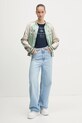 Хлопковая футболка Tommy Jeans DW0DW20323 тёмно-синий SS25