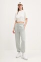 Хлопковая футболка Tommy Jeans DW0DW20324 бежевый SS25