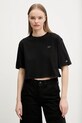 Oblečení Bavlněné tričko Tommy Jeans DW0DW20324 černá
