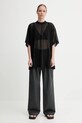 Won Hundred tricou 3649.13034 negru SS25
