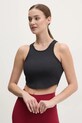 Under Armour top Rival elasztánnal fekete 1389798