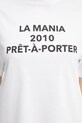 Бавовняна футболка La Mania PRET.A.PORTER білий