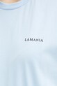 Хлопковая футболка La Mania BONI.3 голубой