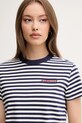 Βαμβακερό μπλουζάκι Tommy Hilfiger SAILING σκούρο μπλε WW0WW45935