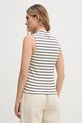 Odzież Tommy Hilfiger top bawełniany WW0WW44573 beżowy