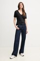 Tommy Hilfiger tricou WW0WW46114 negru SS25