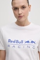 Red Bull Racing x Pepe Jeans t-shirt bawełniany STANDARD FIT TEE biały RL500004