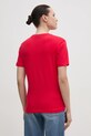 Odzież Red Bull Racing x Pepe Jeans t-shirt bawełniany STANDARD FIT TEE RL500004 czerwony