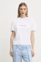 Одежда Хлопковая футболка Red Bull Racing x Pepe Jeans CLUB TEE 2 RL500012 белый