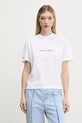 Oblečenie Bavlnené tričko Red Bull Racing x Pepe Jeans CLUB TEE 2 RL500012 biela