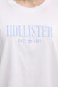 Hollister Co. t-shirt bawełniany KI357.5000.100 biały