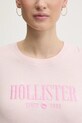 Hollister Co. t-shirt bawełniany różowy KI357.5000.600