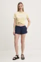 Hollister Co. t-shirt in cotone KI357.5000.800 giallo SS25