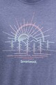 Smartwool t-shirt sportowy niebieski SW002859