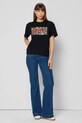 Îmbrăcăminte Bizuu tricou din bumbac RALZA RALZA.CZARNY.KW25 negru