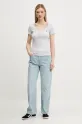 Abercrombie & Fitch t-shirt KI139.5271.112 szary SS25