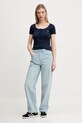Abercrombie & Fitch tricou KI139.5271.200 bleumarin SS25