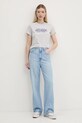 Abercrombie & Fitch t-shirt in cotone KI185.5058.912 grigio SS25