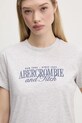 Abercrombie & Fitch t-shirt in cotone grigio KI185.5058.912