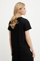 Odzież Liu Jo t-shirt bawełniany WA5007.JS923 czarny