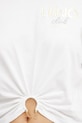 Liu Jo t-shirt bawełniany WA5139.JS923 biały