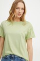 Liu Jo tricou din bumbac verde WA5144.JS923