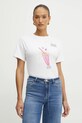 Bavlnené tričko Liu Jo biela WA5342.JS923