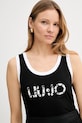 Liu Jo top fekete VA5138.JS360