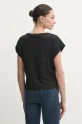 Îmbrăcăminte Liu Jo tricou din bumbac VA5151.JS923 negru