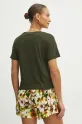 Îmbrăcăminte Liu Jo tricou din bumbac VA5152.JS923 verde