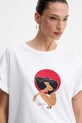 Liu Jo t-shirt biały VA5153.JS003