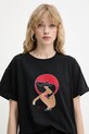 Liu Jo tricou negru VA5153.JS003