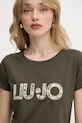 Μπλουζάκι Liu Jo πράσινο VA5154.JS003
