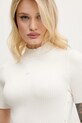 Πουλόβερ σε μείγμα μεταξιού Miss Sixty λευκό 6S1RJ37100