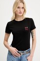 Miss Sixty tricou negru 6S2SJ19500