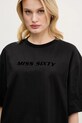 Miss Sixty t-shirt bawełniany czarny 6S2SJ76100