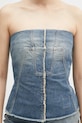 Дънкова блуза Rick Owens DRKSHDW Bustier Top син DS01E3127.DWB